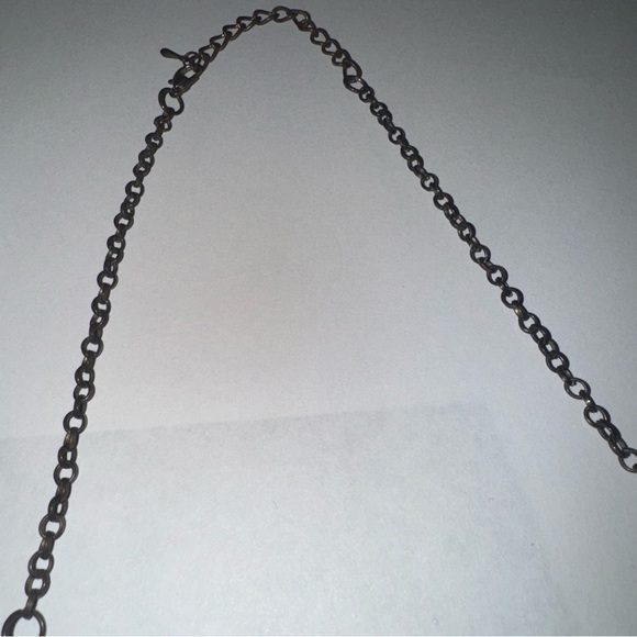 Green Chunky Bib Statement  Necklace Gold-tone Chain - Picture 3 of 6